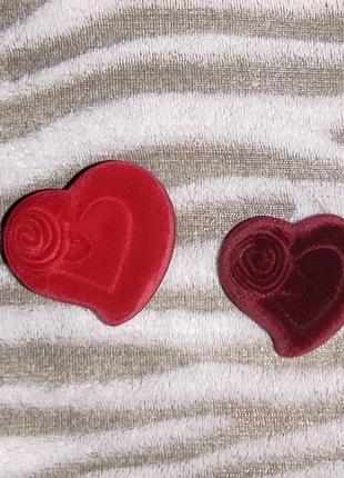 Кейс для прикрас, коробка для кольца, подарочна упаковка для сережок, сердечка под украшения.