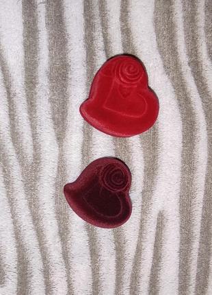 Кейс для прикрас, коробка для кольца, подарочна упаковка для сережок, сердечка под украшения.