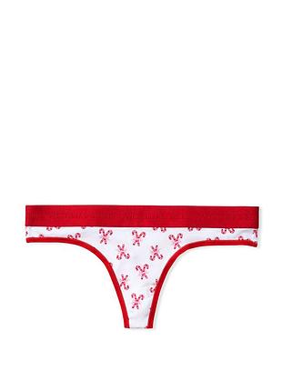Трусики стринги из хлопка стрейч с логотипом. victoria’s secret. оригинал 🇺🇸