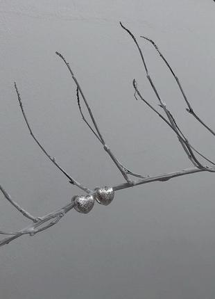 Срібні сережки срібло3 фото