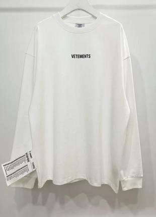 Лонгслив в стиле vetements1 фото