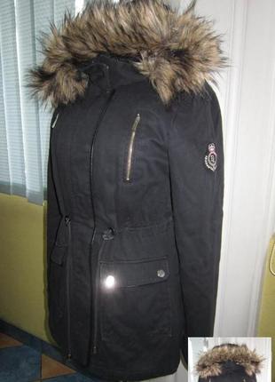 Утепленная женская куртка с капюшоном  pimkie. 46 р. лот 10644 фото