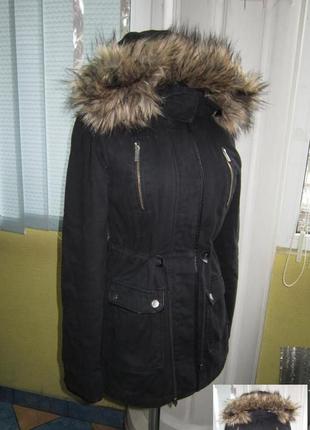 Утепленная женская куртка с капюшоном  pimkie. 46 р. лот 10646 фото