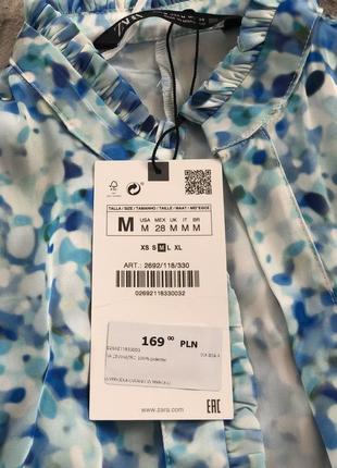 Zara 🔥 -50% сукня принт s, m4 фото