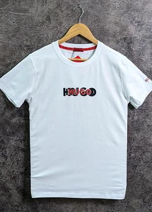 Хьюго босс белая футболка / мужская футболка hugo boss