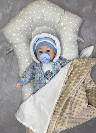 Подушка з бортиками для немовлят6 фото