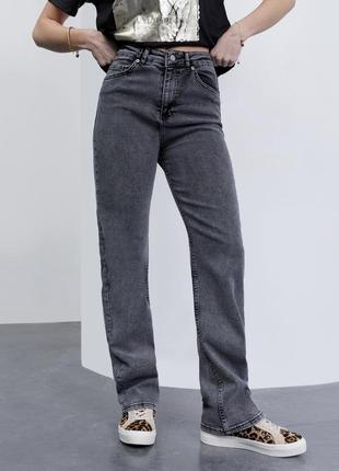 Стрейчевые джинсы-трубы6 фото