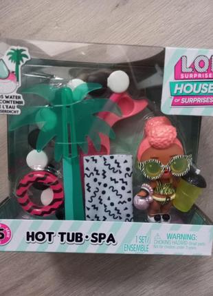 Набір із лялькою lol surprise omg house of surprises hot tub spa леді канікули джакузі5 фото
