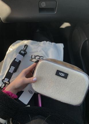 Сумка ugg кроссбоді crossbody teddy силіконова