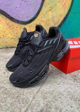 Кросівки чоловічі nike air max tn plus 3, чорні, найк аїр макс тн плюс
