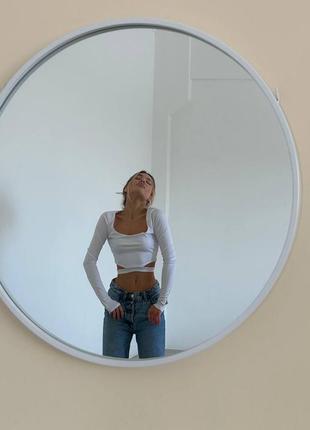 Кроп -топ с рукавами мітінками 2