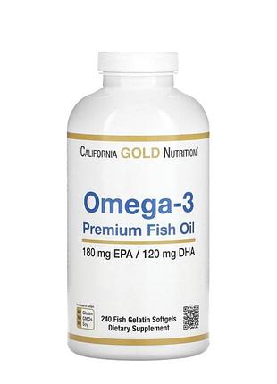 California gold nutrition омега-3, рыбий жир премиального качества, 180&nbsp;мг...