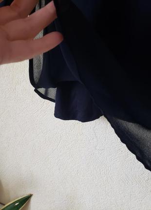 Люксовая двухслойная блуза с трикотажными манжетами mint velvet  16-18 uk8 фото