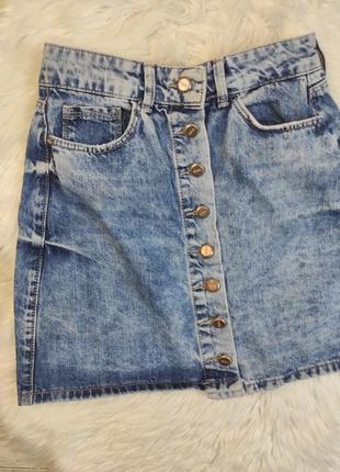 Женская джинсовая юбка arox синяя размер 34 xs 422 фото