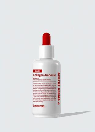 Сыворотка с лактобактериями и коллагеном medi -peel red lacto collagen ampoule