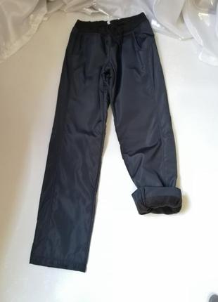 Спортивные штаны на флисе  ❄️замеры❄️ размер 44 с  п.обхват талии  - 36 п.обхват бедер  - 46 длина и2 фото