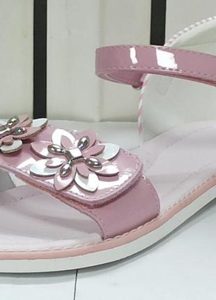 Босоножки сандалии летняя обувь для девочки 812 розовые, р.354 фото
