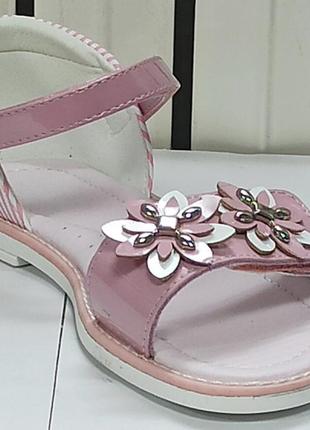 Босоножки сандалии летняя обувь для девочки 812 розовые, р.357 фото