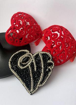 Брошь сердце.