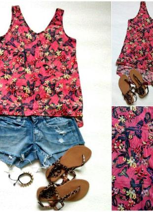 Трикотажная майка с цветочным принтом от george