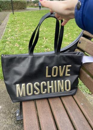 Love moschino сумка1 фото