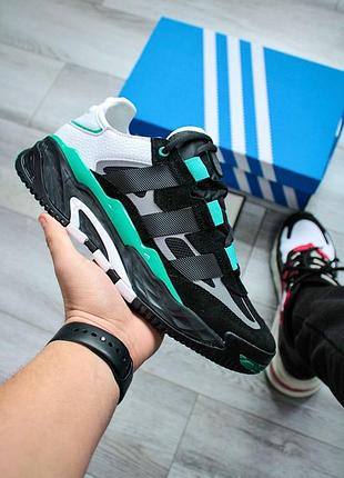 Кросівки adidas niteball black-green