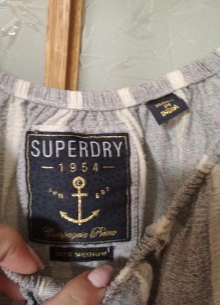 Очень легкая летняя блуза топ от superdry, p.m3 фото