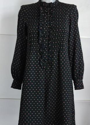 Шерстяное платье jigsaw с принтом1 фото