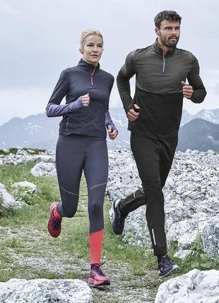 10-12 crivit стильная функциональная термо кофта реглан для бега занятий спортом германия