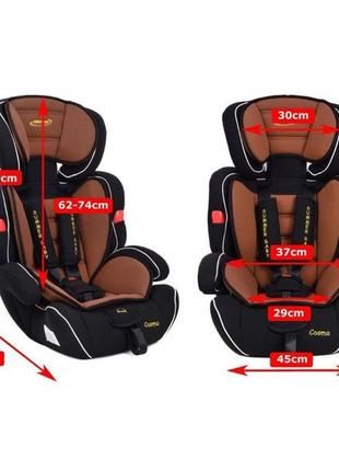 Кресло автомобильное детское summer baby cosmo brown 9-36 кг