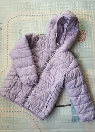Курточка фиолетовая, 2-3 года 98 см