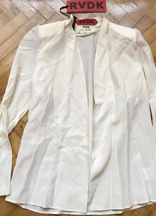 Ronald van der kemp-новa дизайнерська шовкова блуза жакет! р.-383 фото