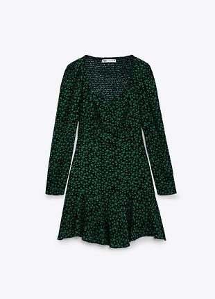 Платье с очень красивым вырезом zara 7