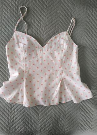 Льняной топ