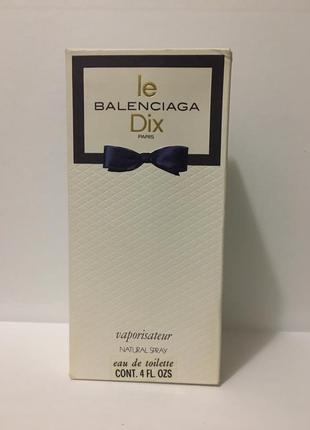 Balenciaga le dix edt 120 ml , винтаж, оригинал1 фото