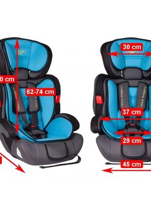 Кресло автомобильное детское summer baby cosmo blue 9-36 кг7 фото