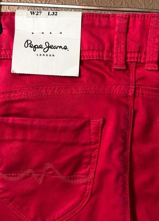 Червоні джинси pepe jeans .оригінал9 фото