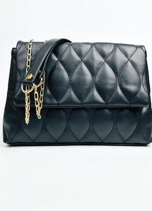 Жіноча сумка 5003 28х20х9 см. чорна