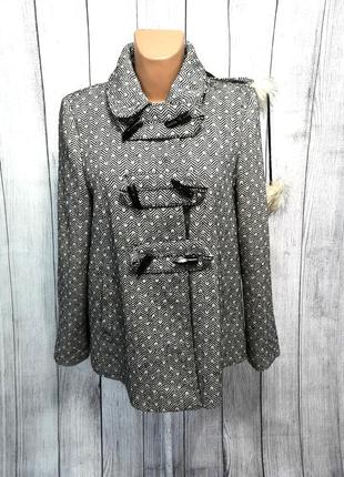 Пальто стильное atmosphere, качественное, как новое! (разм 16, l)