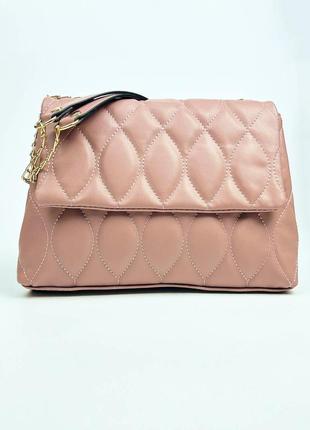 Жіноча сумка 5003 28х20х9 см. рожева