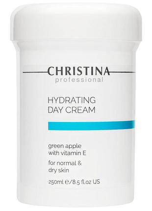 🤍christina зволожуючий крем із зеленим яблуком hydrating day cream green apple