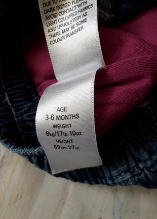 Джинси marks & spencer на 3-6 міс5 фото