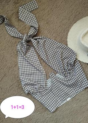 Крутий корсетний топ з зав'язкою/блузка/блуза