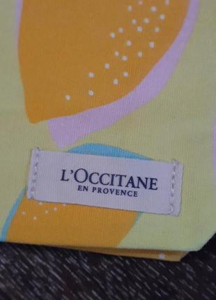 Брендова нова текстильна косметичка від l'occitane en frovence4 фото