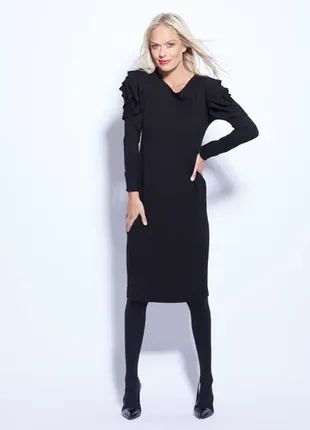 Эксклюзивна сукня paula ryan 12 р..l.шерсть мериноса