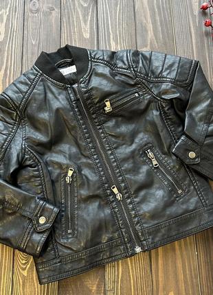 Куртка кожанка косуха 2-3 роки