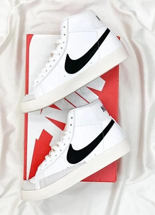 Кроссовки nike blazer mid vintage '77 white (рр 36-44)