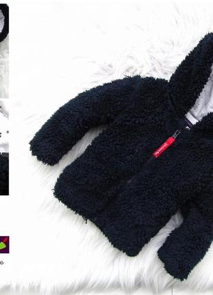 Стильная теплая кофта реглан свитер   с капюшоном и ушками sergent magor.