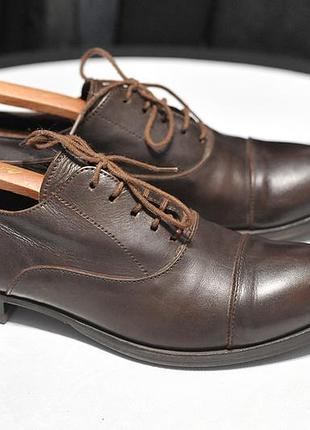 Шкіряні італійські туфлі moma - 42