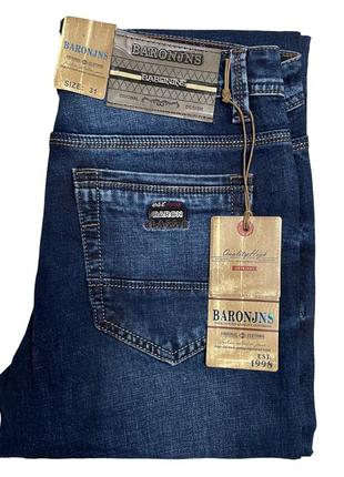 Джинсы мужские baron р.32 прямые классические синие осенние